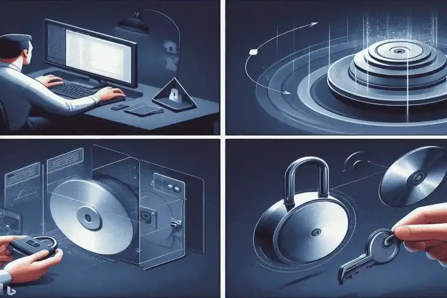 illustration for the  DISK ENCRYPTION